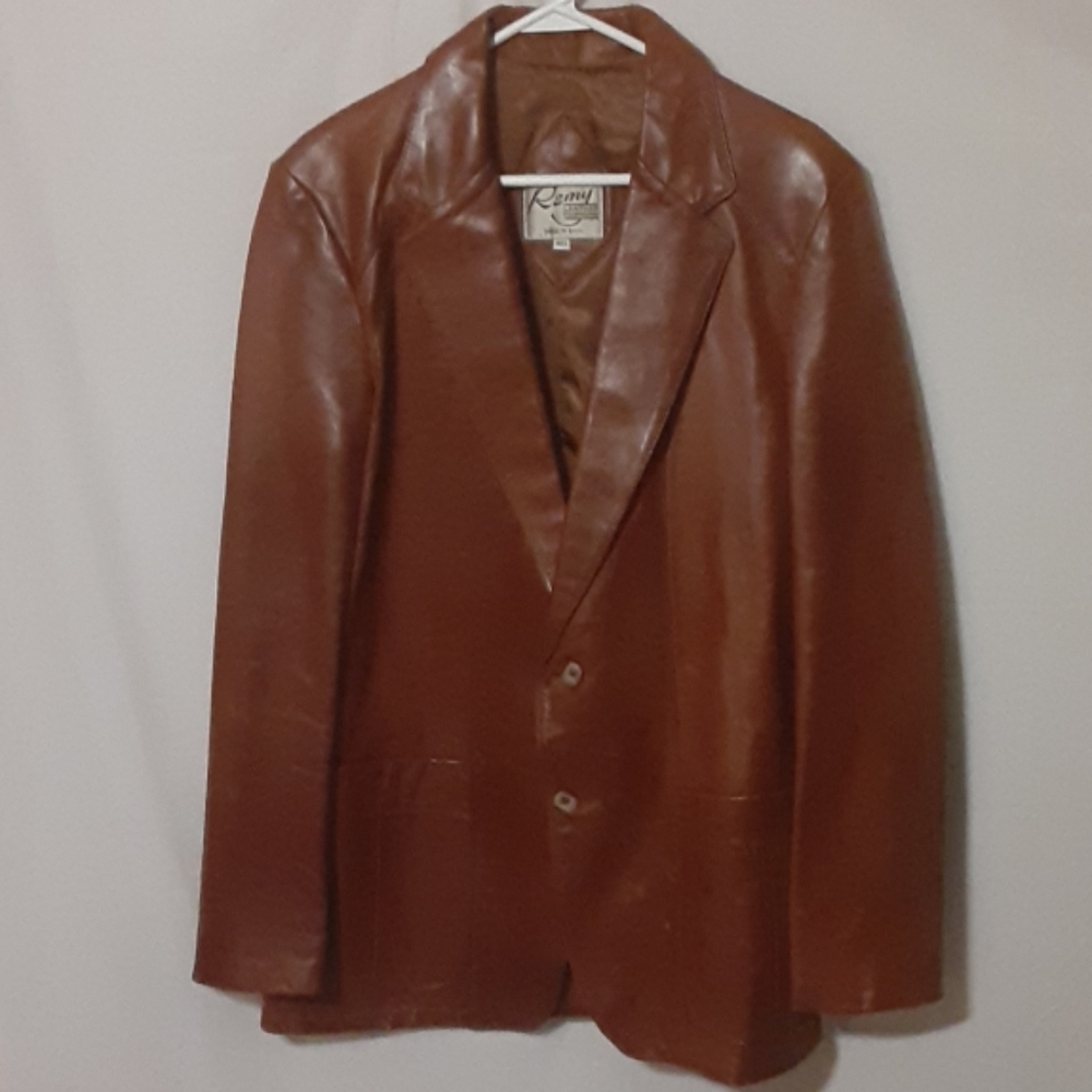 Remy Leather Blazer (Fight Club Style) 40L